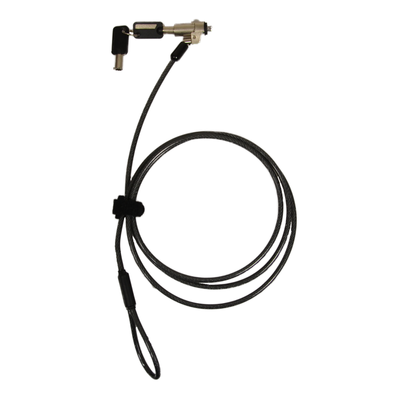 CABLE DE SEGURIDAD CON LLAVE - RANURA DE CUÑA NOBLE