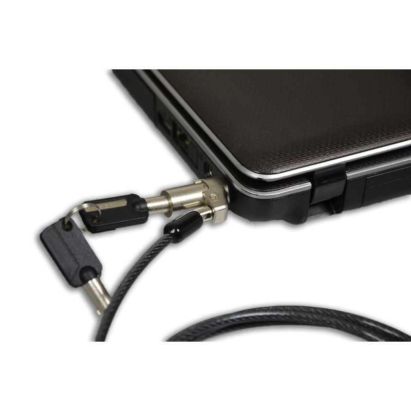 CABLE DE SEGURIDAD CON LLAVE - RANURA DE CUÑA NOBLE