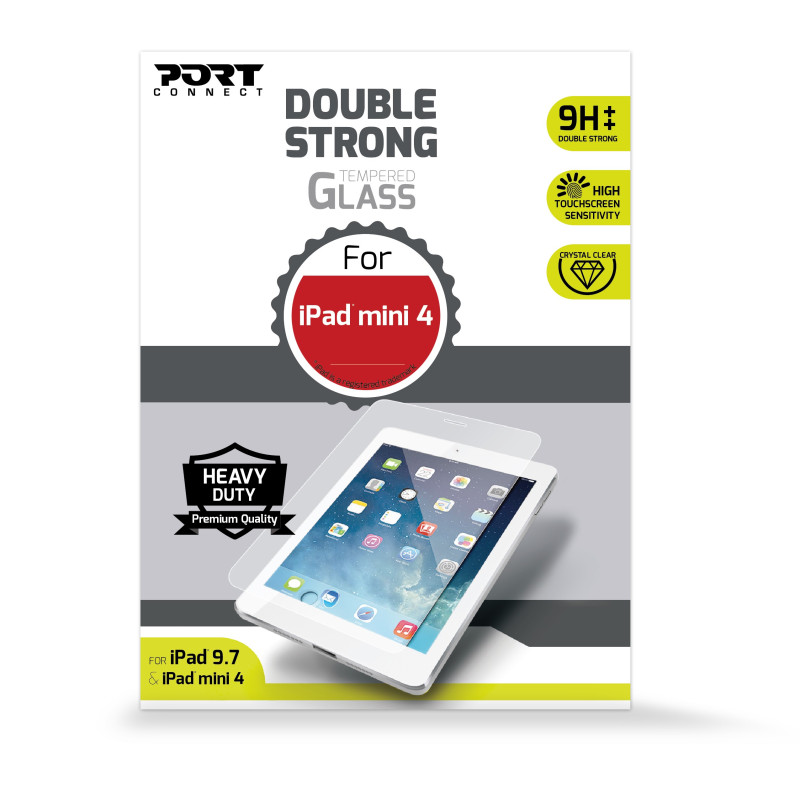 TEMPERED GLASS FOR IPAD MINI 4 DOUBLE STRONG