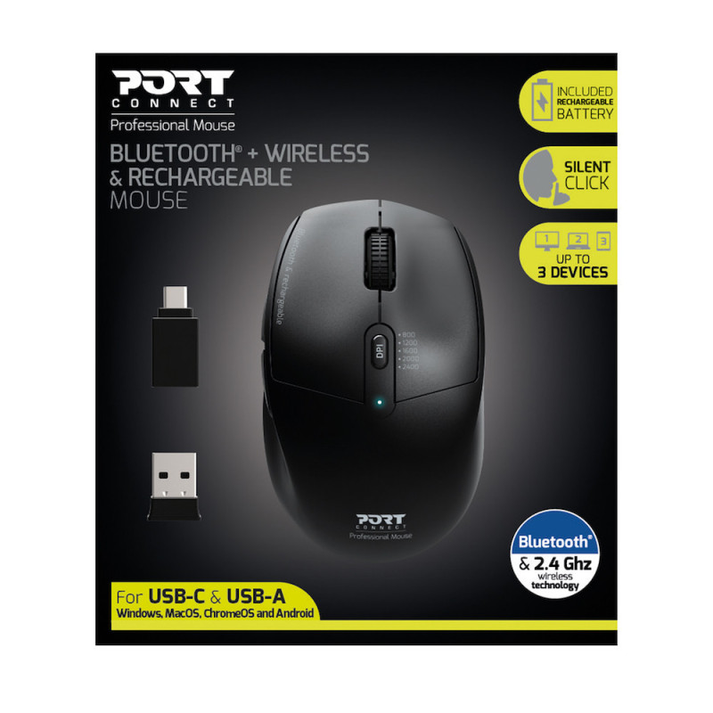 BLUETOOTH COMBO PRO MOUSE RECARREGÁVEL
