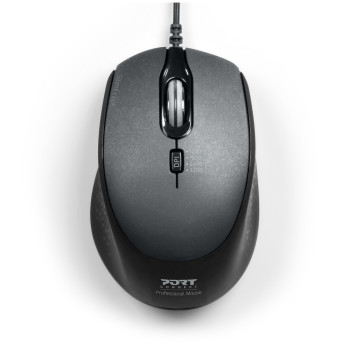 MOUSE OFFICE WIRED SILENT PRO - BLACK