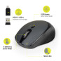 MOUSE WIRELESS SILENT PRO BLACK