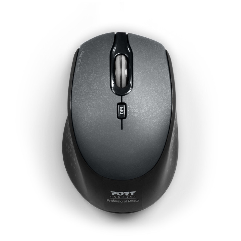 MOUSE WIRELESS SILENT PRO BLACK