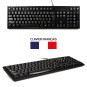 PACOTE DE TECLADO + MOUSE USB COM FIO - FR