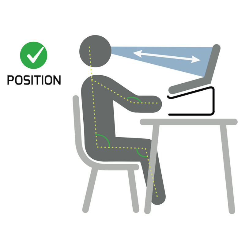ERGONOMIC NOTEBOOK STAND