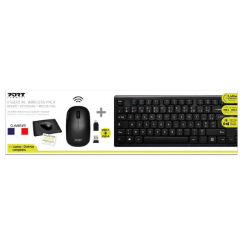 ESSENTIAL WIRELESS PACK: TASTATUR MAUS MAUSPAD