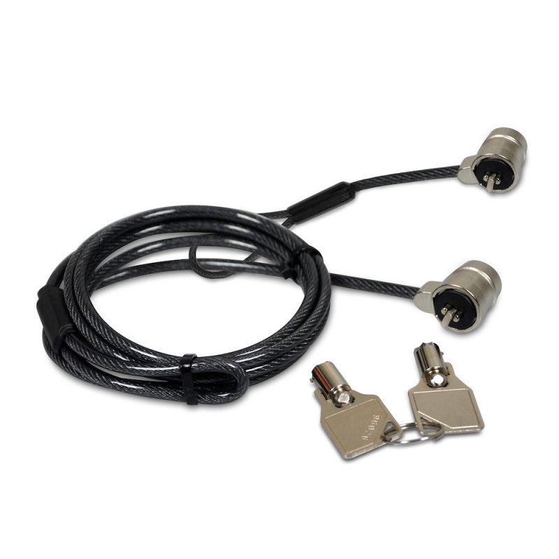 CABO DE SEGURANÇA COM CHAVE DE CABEÇA DUPLA