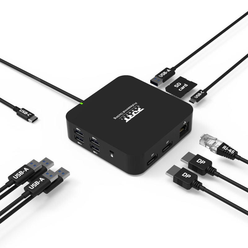 ESTACIÓN DE ACOPLAMIENTO DE VIAJE 2X4K USB-C