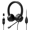 COMFORT OFFICE USB STEREO HEADSET WITH MICROPHONE