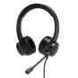 KOMFORTABEL KONTORSSTEREO USB-HEADSET MED MIKROFON