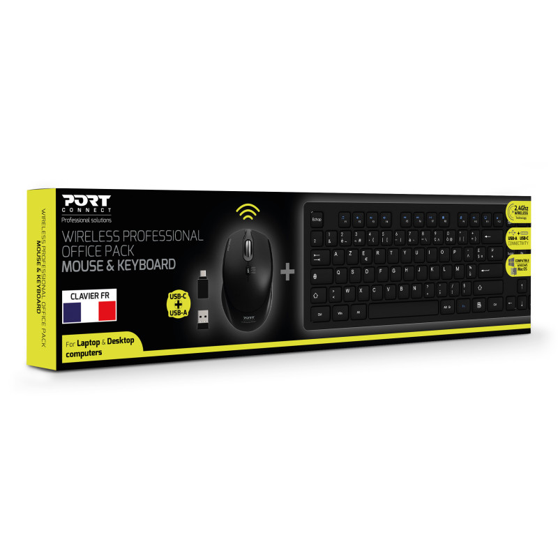 PACOTE DE DESKTOP PROFISSIONAL SEM FIO: MOUSE E TECLADO