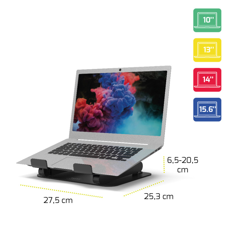 ADJUSTABLE NOTEBOOK STAND ALUMINUM