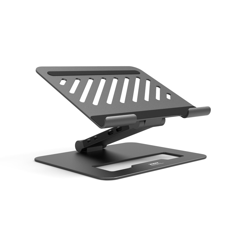 USB-C 2-IN-1 DOCKINGSTATION MED HÅLLARE FÖR BÄRBAR