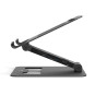USB-C 2-IN-1 DOCKINGSTATION MED HÅLLARE FÖR BÄRBAR