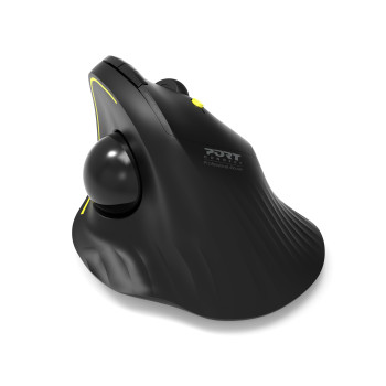 Mouse ergonômico Bluetooth® sem fio e recarregável com bola direcional