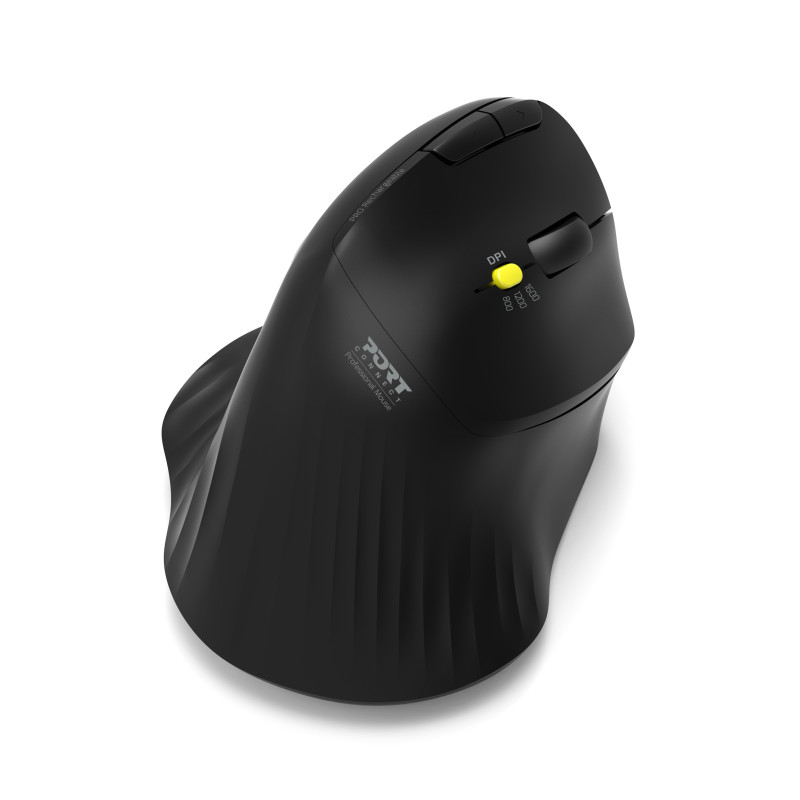 Souris ergonomique Bluetooth® sans fil & rechargeable avec boule directionnelle