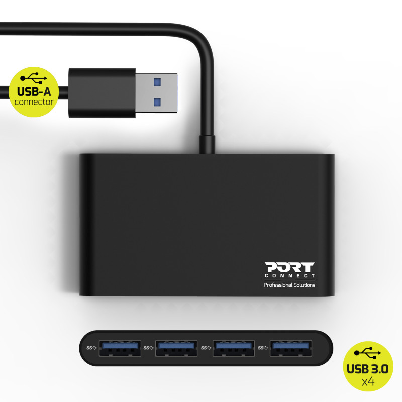 USB HUB 4 PORTS 3.0