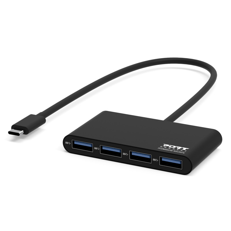 4-PORT TYPE-C USB HUB