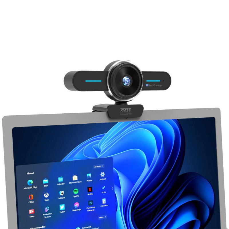 Mini cámara de conferencia 4K con recorte automático UHD