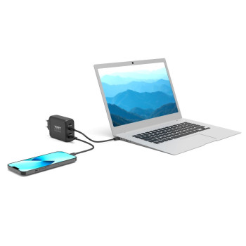 Cargador de pared GaN 120W USB-C Power Delivery™ 3.0 y USB-A de carga