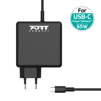 Alimentation secteur USB-C 65W pour ordinateur PC, tablette ou smartphone