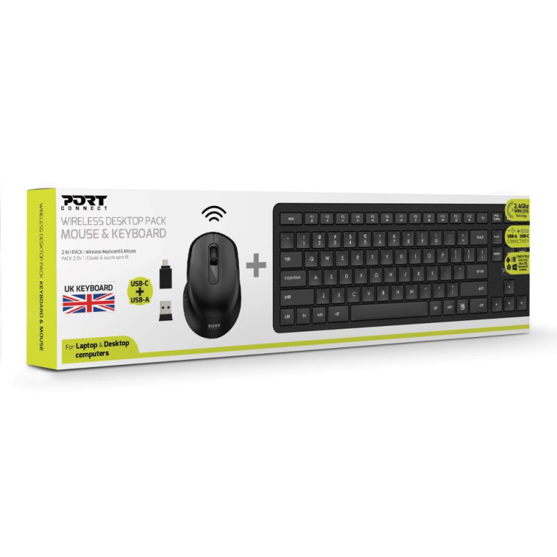 WIRELESS DESKTOP PACK: MOUSE & KEYBOARD