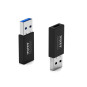 Conversores USB-C F / USB-A M Pack x2