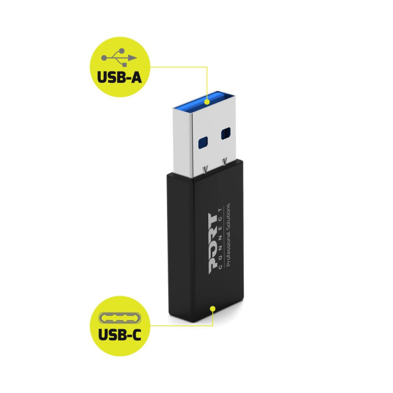 Conversores USB-C F / USB-A M Pack x2