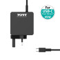 45W USB-C power supply for PC computer, tablet or smartphone