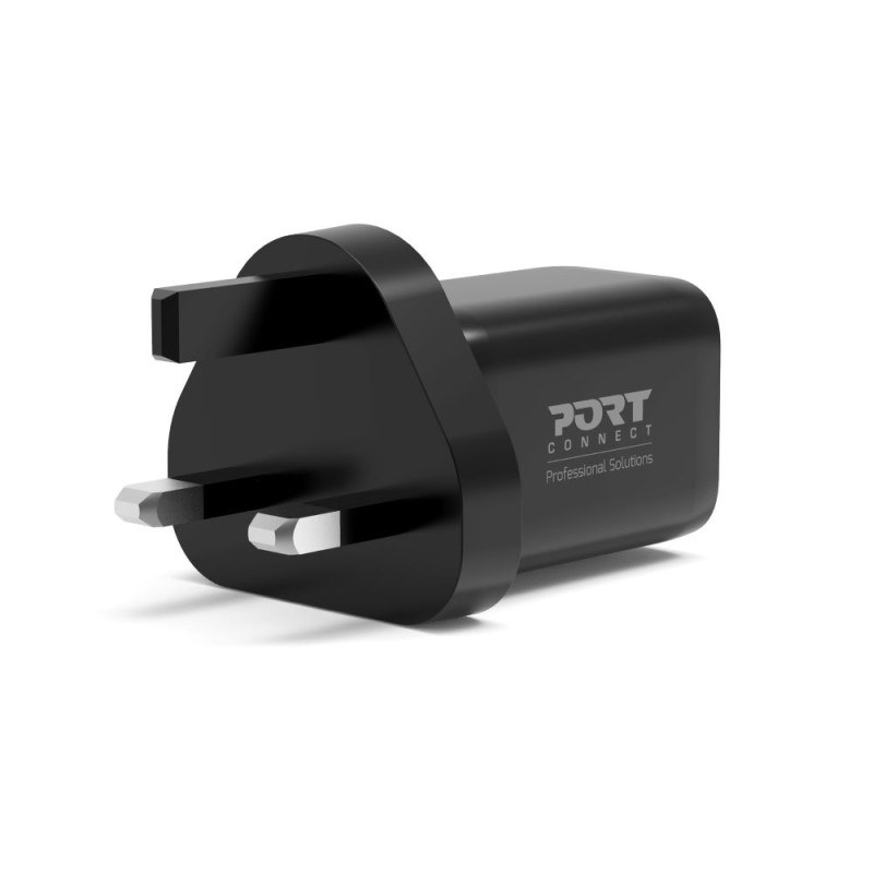 Chargeur mural Gan 45W USB-C Power Delivery ™  3.0 & USB-A charge rapide câble USB-C 2M fourni noir