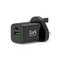 Chargeur mural Gan 45W USB-C Power Delivery ™  3.0 & USB-A charge rapide câble USB-C 2M fourni noir