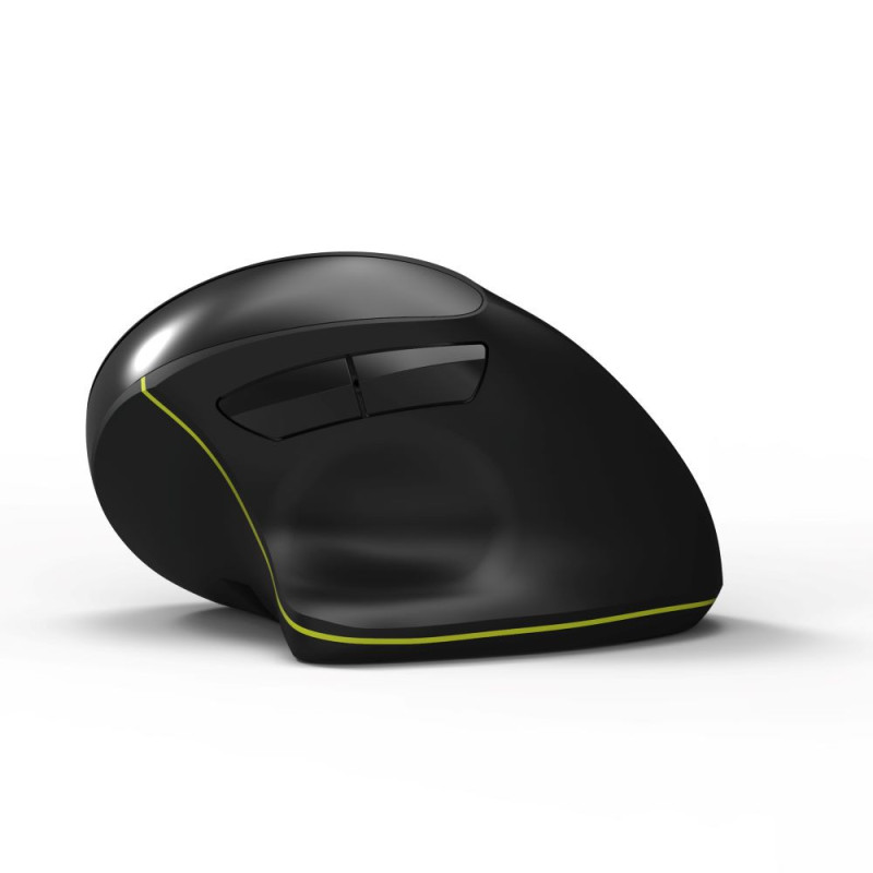 Ergonomische wiederaufladbare kabellose 2,4-GHz- und Bluetooth®-Maus