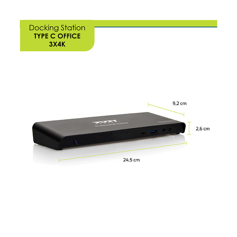 Desktop-Dockingstation 3 x 4K USB-A und USB-C 12 Geräte 85 W