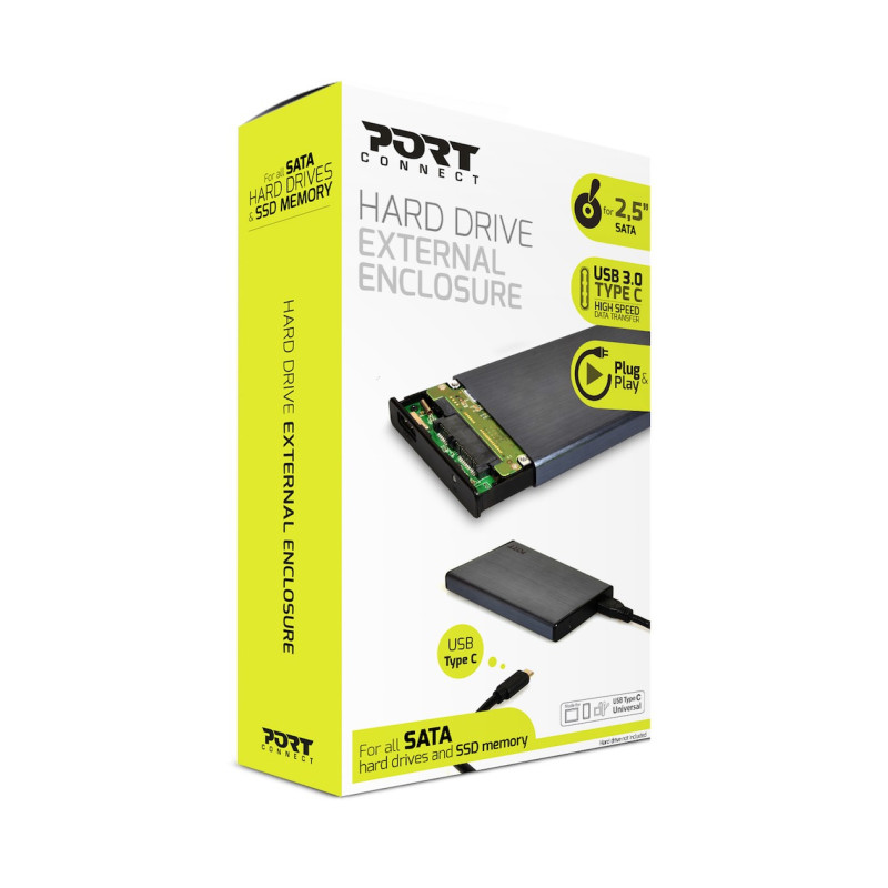 CAJA HDD SATA TIPO C 2.5''