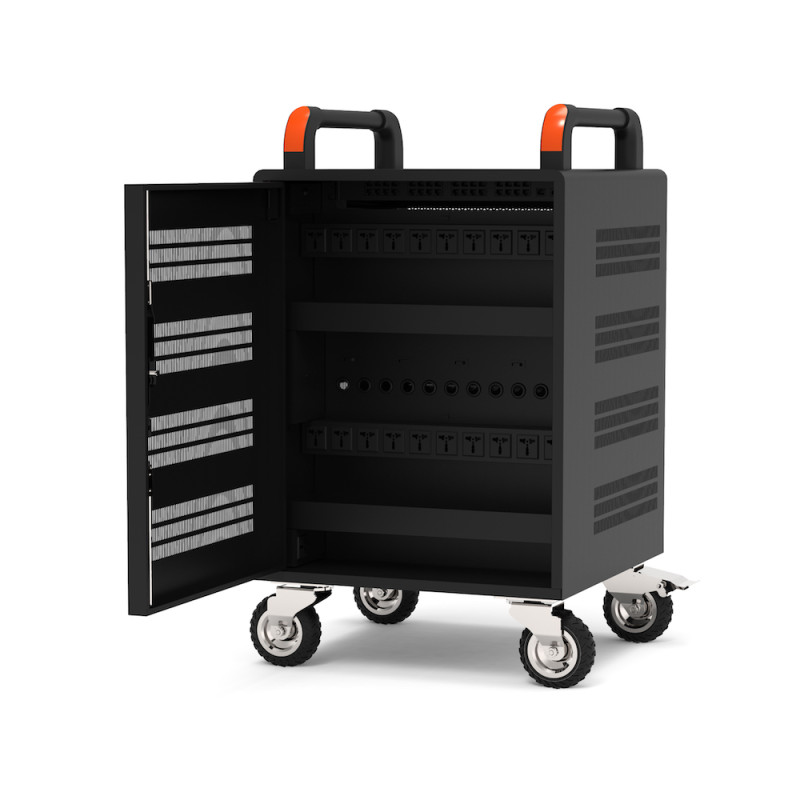 Laddningsskåp för 20 bärbara datorer och 1 i 19"