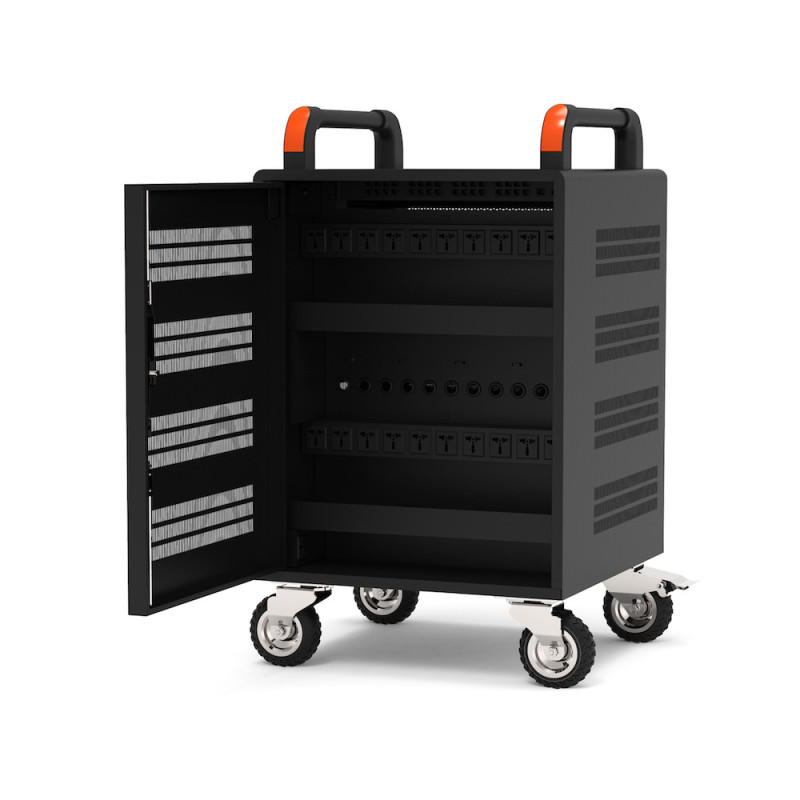 Laddningsskåp för 20 bärbara datorer och 1 i 19"