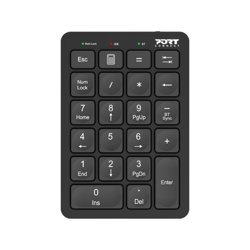 Teclado Numérico Bluetooth Recargable