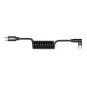 LOT of 10 USB-C 90° spring spiral cables - USB-C