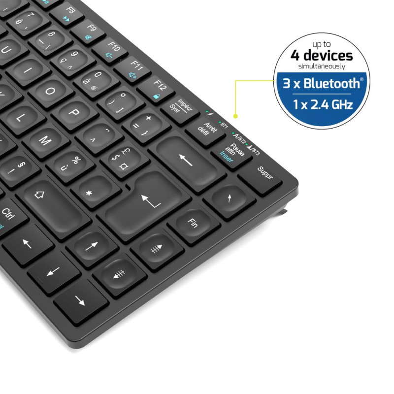 FR - KEYBOARD MINI PRO RECHARGEABLE BLUETOOTH - FR
