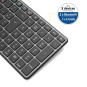 Clavier COMPACT sans fil Bluetooth® rechargeable Azerty