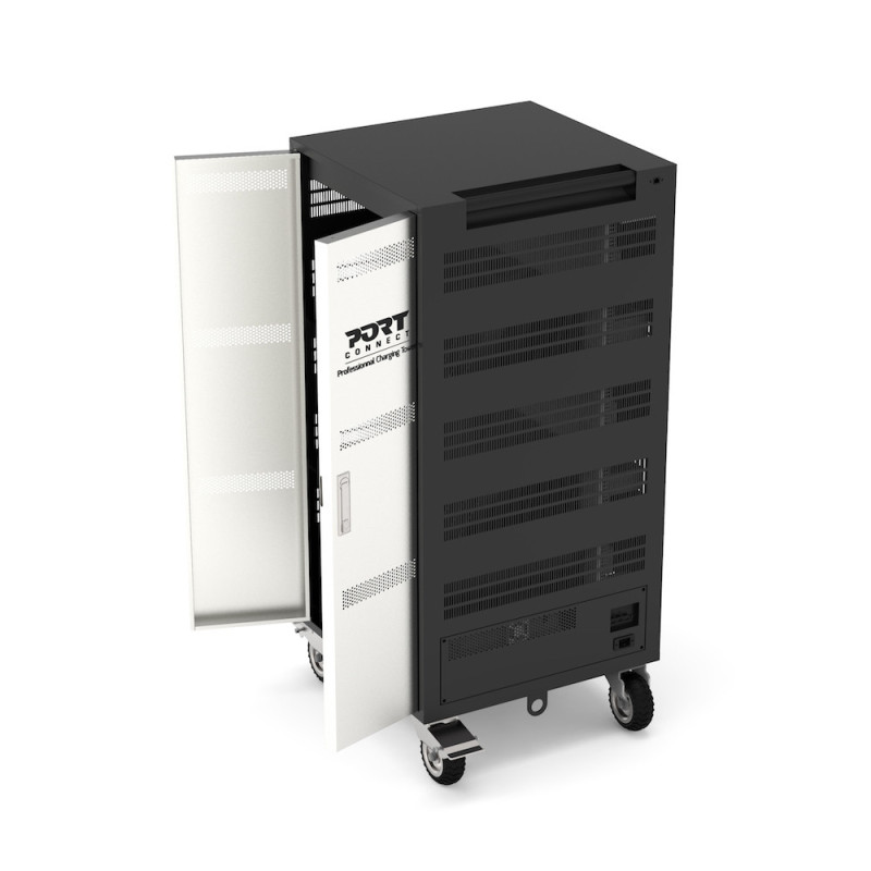 Charging cabinet for 30 laptops 15.6" & 1 in 19"