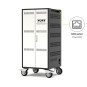 Charging cabinet for 30 laptops 15.6" & 1 in 19"