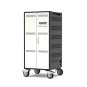 Charging cabinet for 30 laptops 15.6" & 1 in 19"