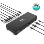 Station d'accueil bureau 3 x 4K USB-C & USB-A 10 périphériques 100WW