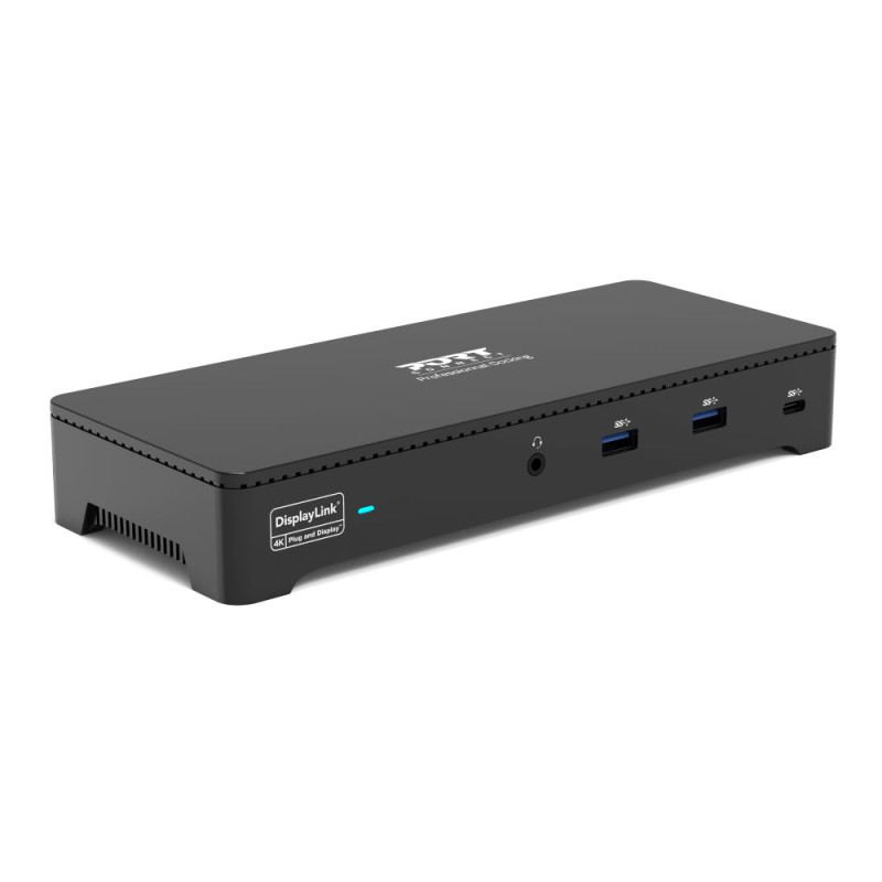 Estación de acoplamiento de escritorio 3 x 4K USB-C y USB-A 10 dispositivos 100W