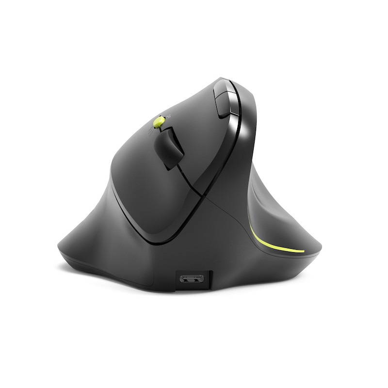 Souris ERGO SOFT sans fil 2.4GHz & Bluetooth rechargeable