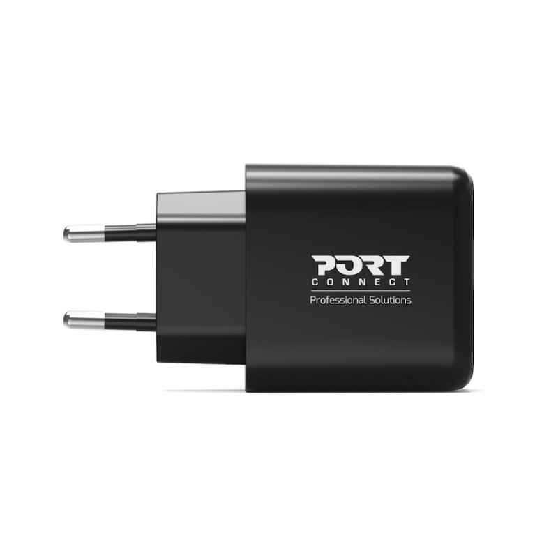 GaN 65W USB-C & USB-A väggladdare