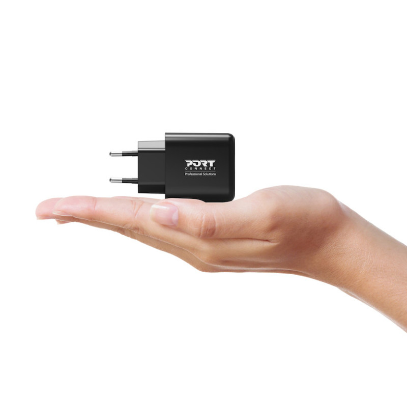 Carregador de parede GaN 65W USB-C e USB-A