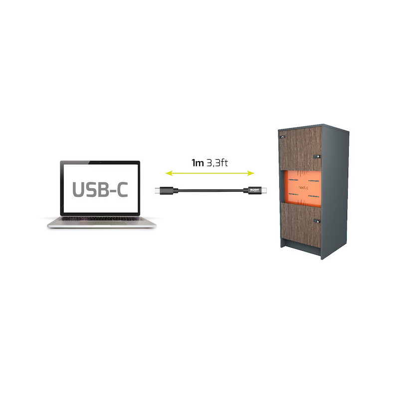 Câble USB-C 5 Gbps PD 60W - 1M