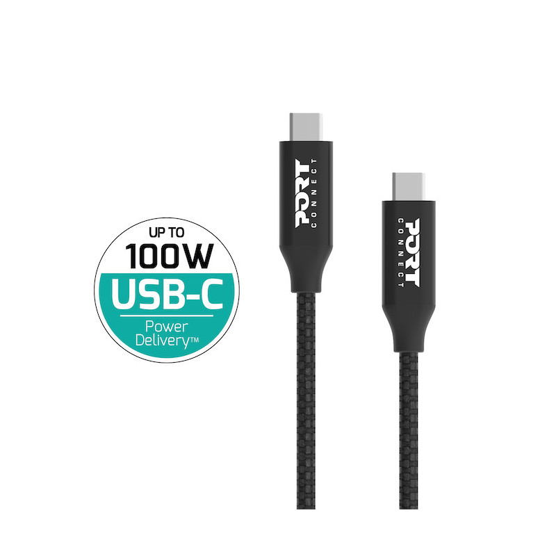 Câble USB-C 3.2 20 Gbps PD 100W - 2M